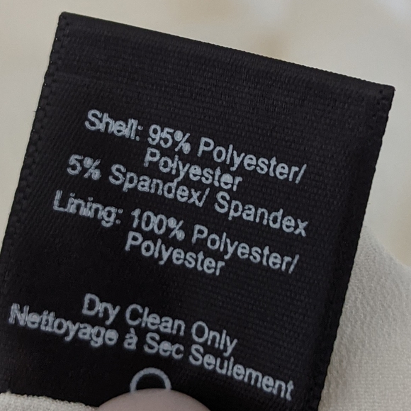 DRESS THE POPULATION Raquel White Ruffle Dress - Picture 8 of 8